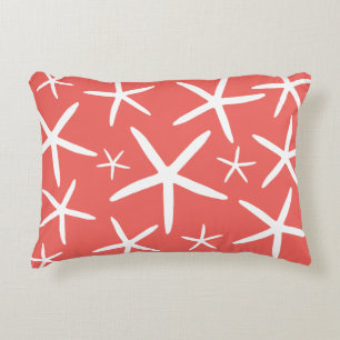 Skinny Starfish   Coral Decorative Cushion