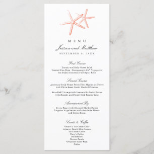 Skinny Starfish   Menu