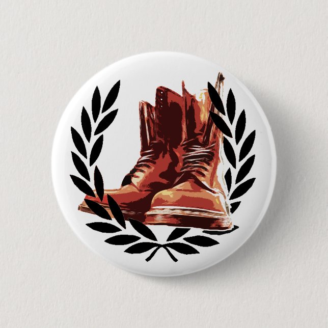 skins boots 6 cm round badge (Front)