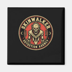 Skinwalker Detection Agency Funny Cryptid Skinwalk Magnet