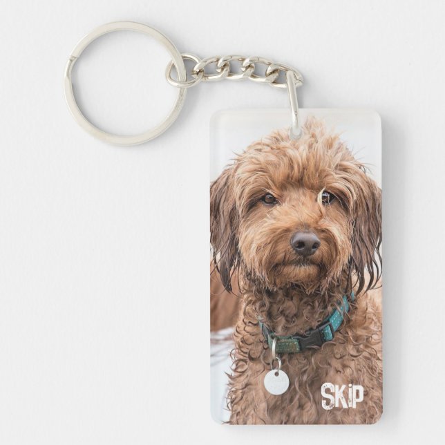 Skip 'A' Doddle Key Ring (Front)