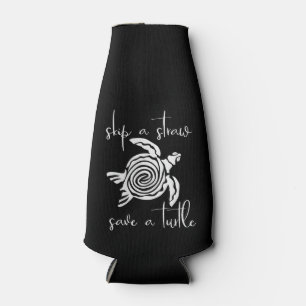 Skip a Straw Save a Turtle Bottle Cooler