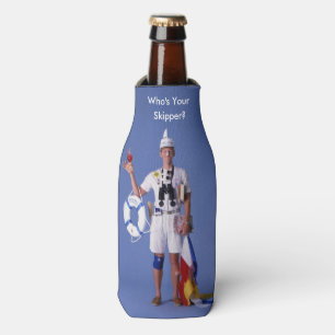 Skip Sayles™_Who's Your Skipper?_Beverage Cosy Bottle Cooler