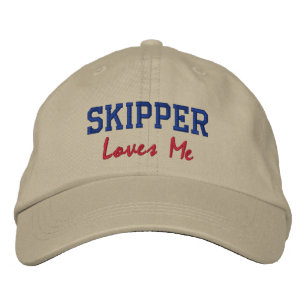 Skipper Loves Me Embroidered Name Hat / Cap