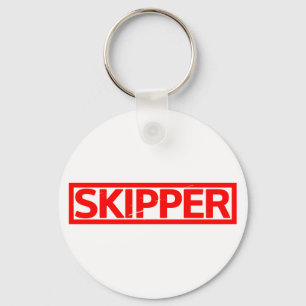 Skipper Stamp Key Ring