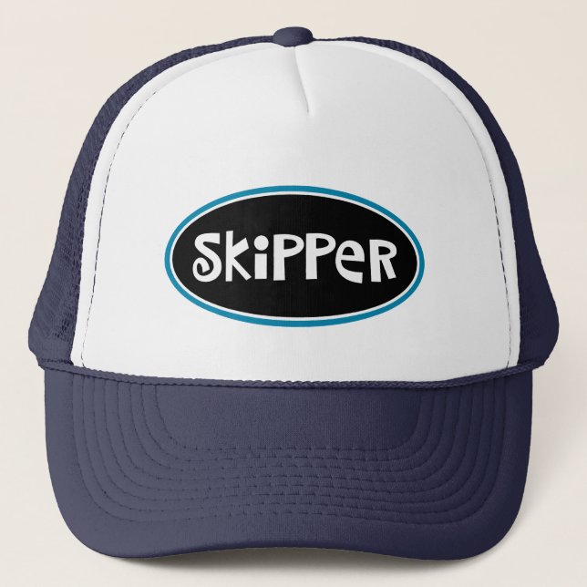 "SKIPPER" Trucker Hat (Front)