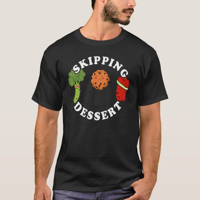 Skipping dessert women double kids girls jump rope T-Shirt (Front)