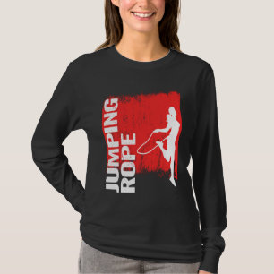 skipping rope and rope jumping for women and jumpi T-Shirt