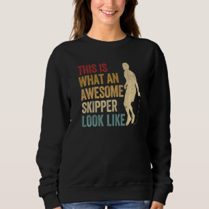 Skipping Rope Jumping Rope Jump Rope Awesome Skipp Sweatshirt