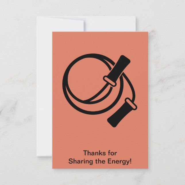 Skipping Rope Portrait Referral Thank You Card (Front)