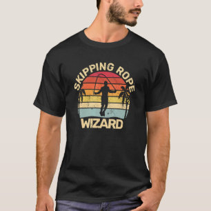 skipping rope wizard rope jumping for men jumping T-Shirt