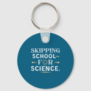 Skipping School Solar Eclipse Student Design Key Ring