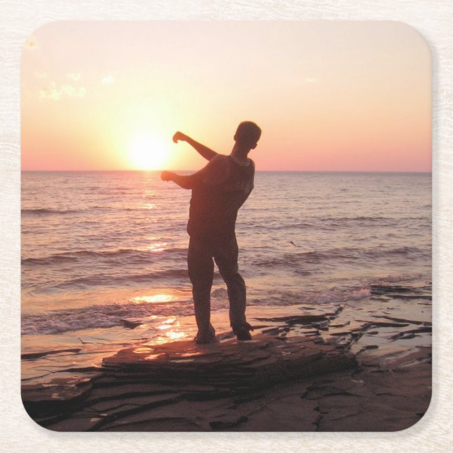 Skipping Stones - Lake Superior - Coaster (Front)