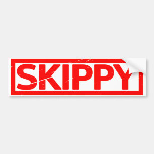 Skippy Stamp Bumper Sticker