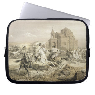Skirmish of Persians and Kurds in Armenia, plate 1 Laptop Sleeve