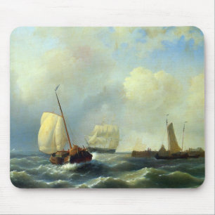Skirting The Coast On A Breezy Day Mouse Pad