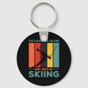 Skis, Alpine Skiing, _1 Key Ring