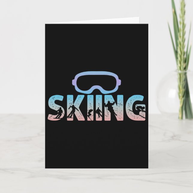 Skis, Alpine Skiing, _4  Card (Front)