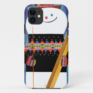 Skis for Snowman iPhone 11 Case