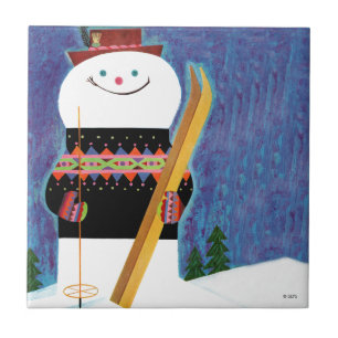 Skis for Snowman Tile