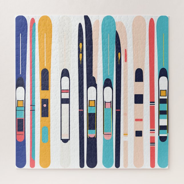 Skis Jigsaw Puzzle (Vertical)