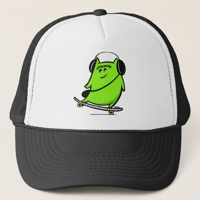 SklinesArt Skater Trucker Hat (Front)