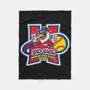 Sko Eags - Heritage Softll Eagles  Fleece Blanket