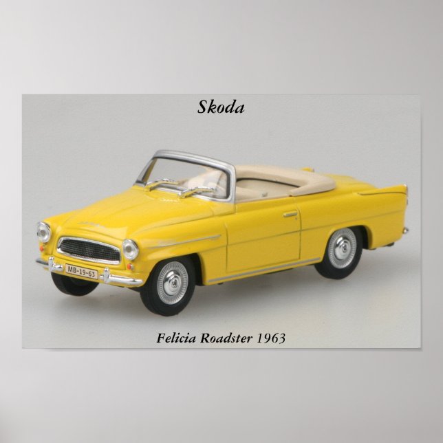 Skoda Felicia Roadster 1963 Print (Front)