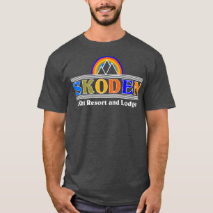Skoden Skiing Send It Lifestyle Montana Snowboardi T-Shirt