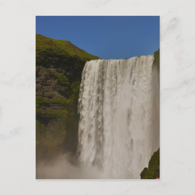 Skogafoss Waterfall Iceland Postcard (Front)