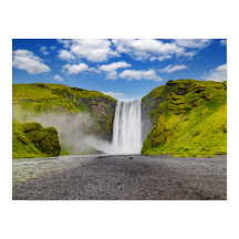 Skogafoss waterfall in Iceland