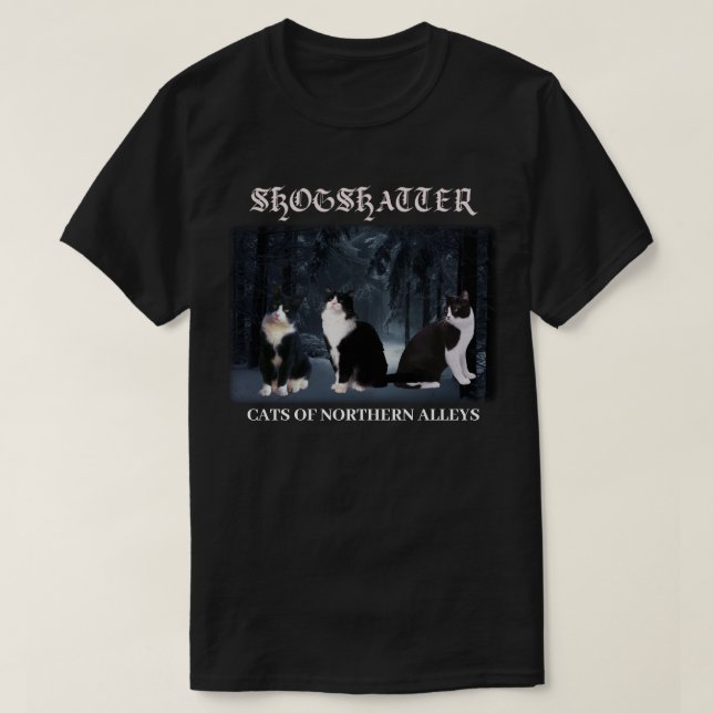 Skogskatter Cats of Northern Alleys Shirt (Design Front)