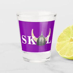 Skol and Horned Viking  Helmet Shot Glass
