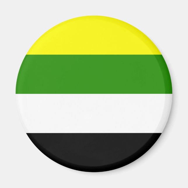 Skoliosexual Pride Flag Magnet (Front)