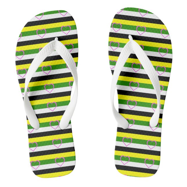 Skoliosexual Pride Thongs (Footbed)