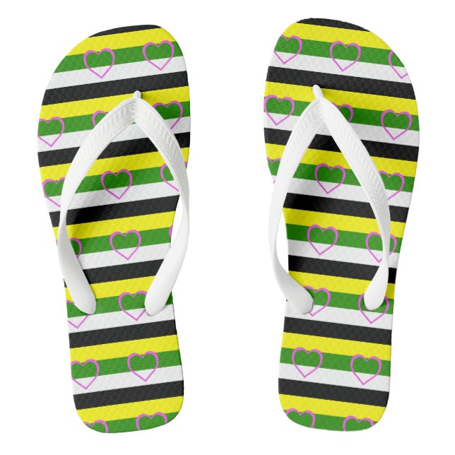 Skoliosexual Pride Thongs (Footbed)