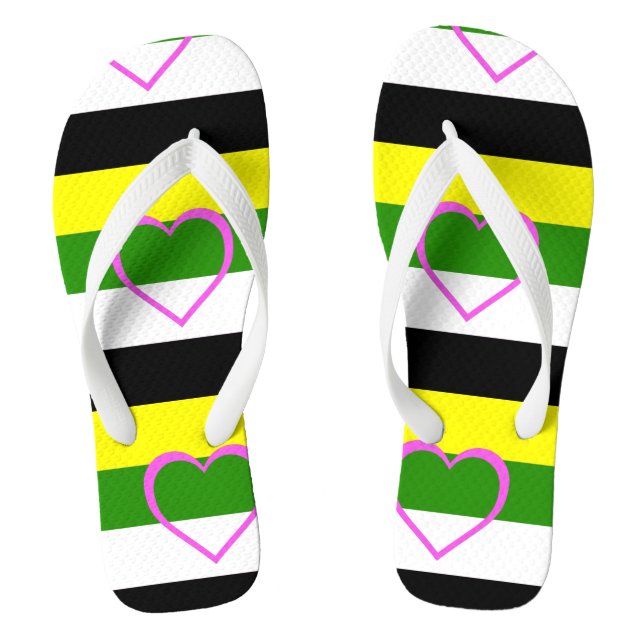 Skoliosexual Pride Thongs (Footbed)