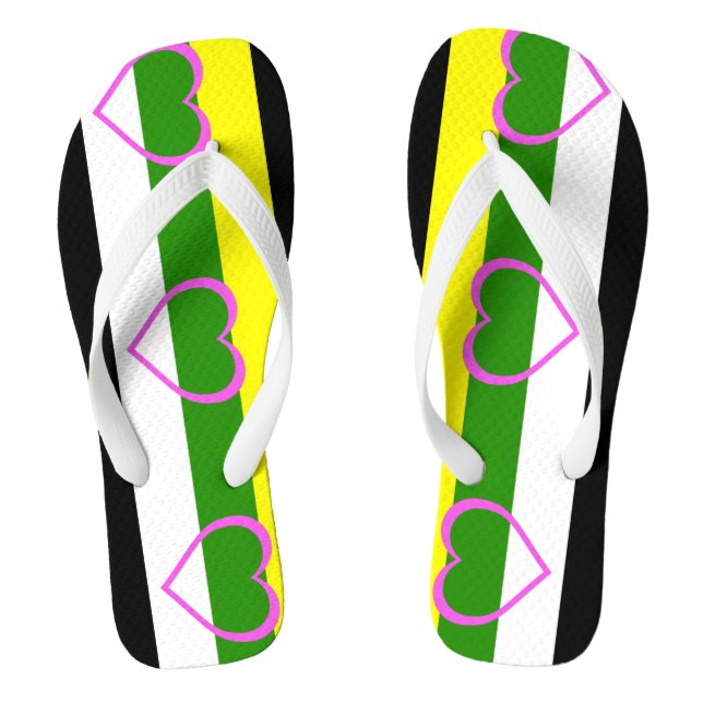 Skoliosexual Pride Thongs (Footbed)