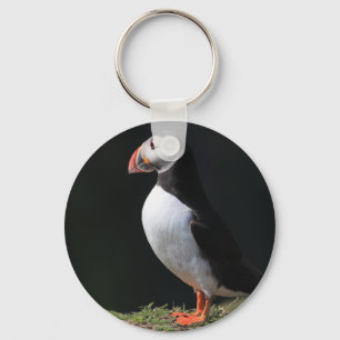 Skomer Island Puffins Key Ring