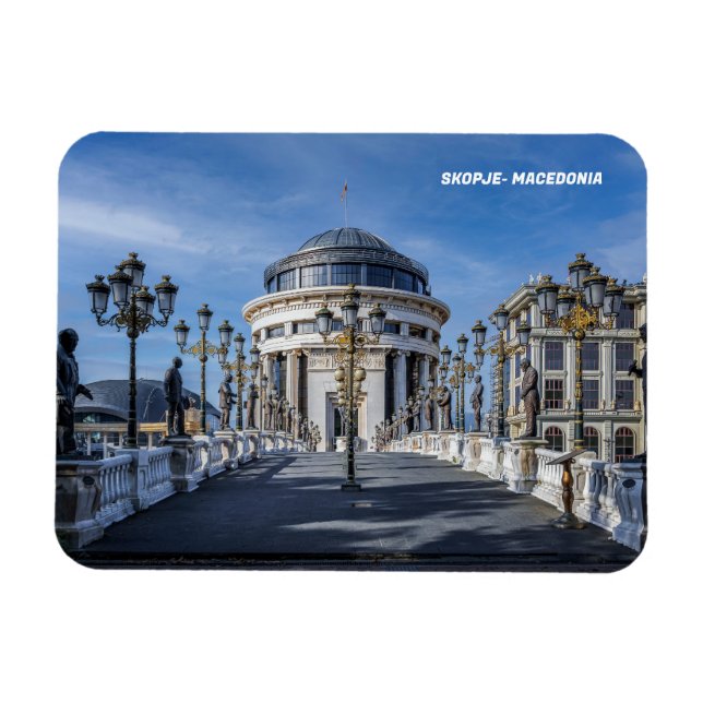 SKOPJE - Macedonia Magnet (Horizontal)
