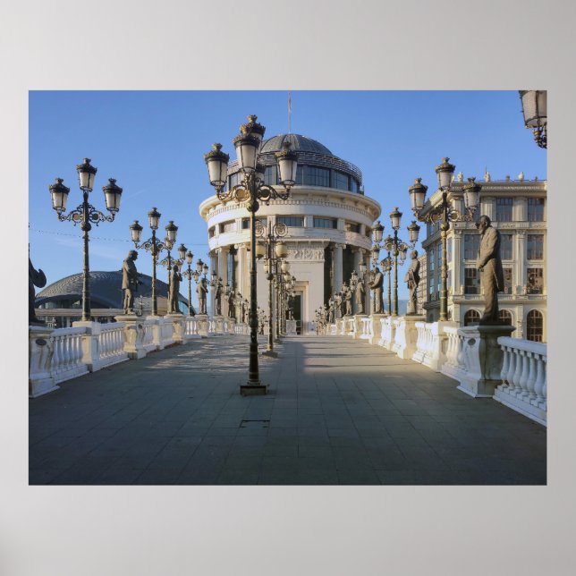 Skopje, Macedonia Poster (Front)