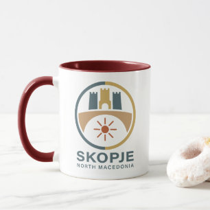 Skopje North Macedonia Europe Mug