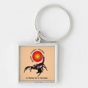 Skorpion 24. Okt. bis 22. Nov. Schlüsselanhänger Key Ring