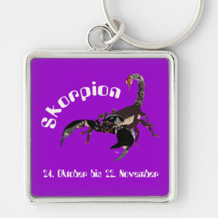 Skorpion 24. Okt bis 22. Nov. Schlüsselanhänger Key Ring