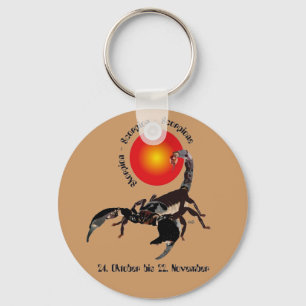 Skorpion 24. Okt bis 22. Nov. Schlüsselanhänger Key Ring