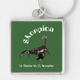 Skorpion 24. Okt bis 22. Nov. Schlüsselanhänger Key Ring