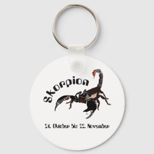 Skorpion 24. Okt bis 22. Nov. Schlüsselanhänger Key Ring
