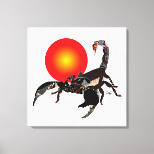 Skorpion Leinwand Canvas Print