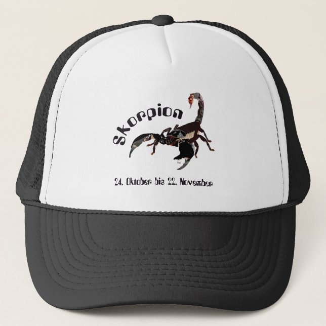 Skorpion - Sternzeichen Cap (Front)