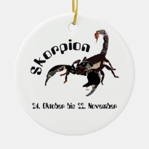 Skorpion - Sternzeichen Ornament